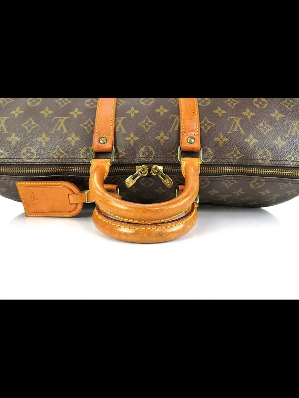 Louis Vuitton Brown Monogram Keepall Duffel Bag